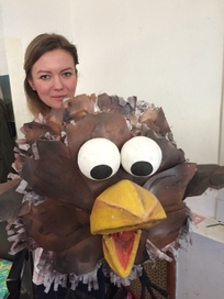 кукла птичка "Петя и Волк"