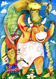 Как Маню красили