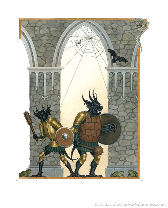 Злые воинственные чертяги