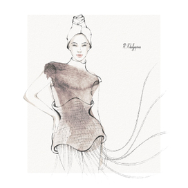 Редакционная fashion-иллюстрация для digital-журнала