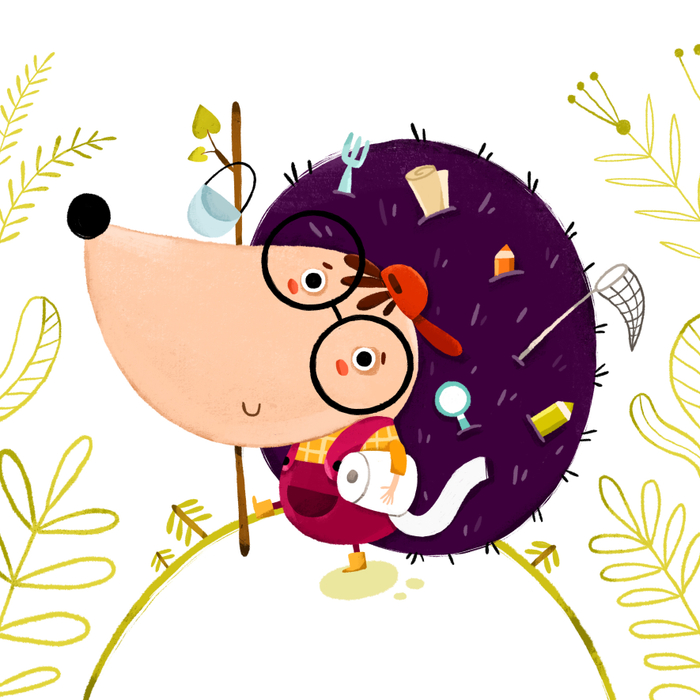 Ежик-путешественник