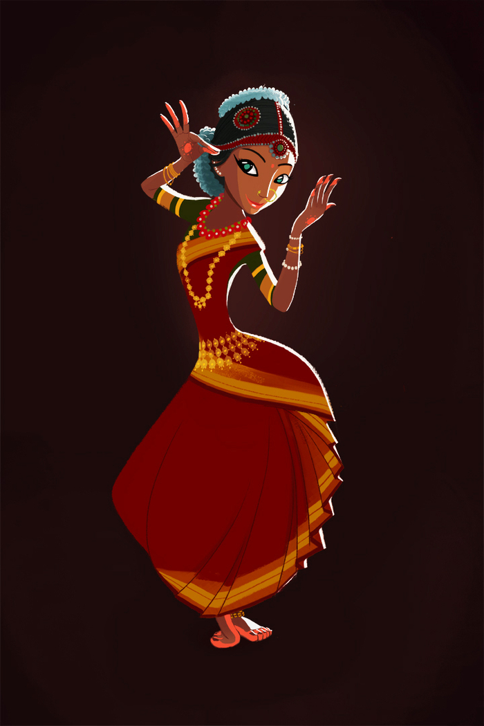 Индийская танцовщица