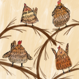 Весёлые курочки
