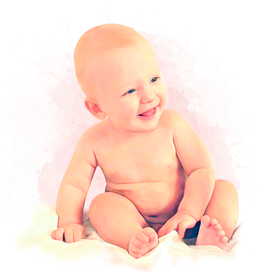 Baby's portrait