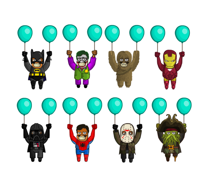 костюмы для персонажа