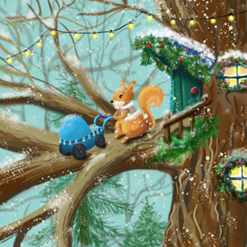 Мамочка на прогулке