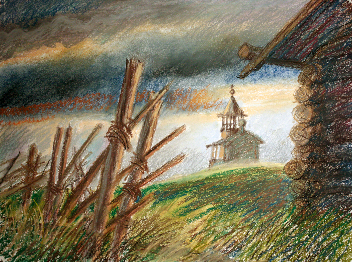 Кижи 2019. Нарьина гора. Закат