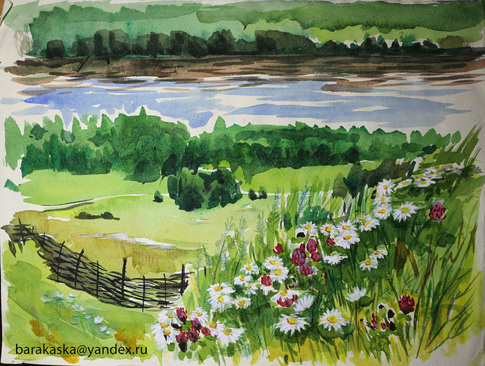 Абалак, вид на Иртыш