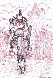 Наступление. Водопой. Россия 1812 год