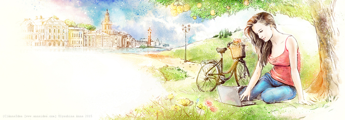 Девушка блоггер