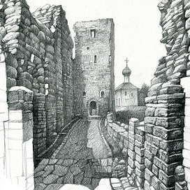 Изборск -зарисовка 