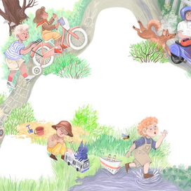 Иллюстрация для журнала Чердобряк