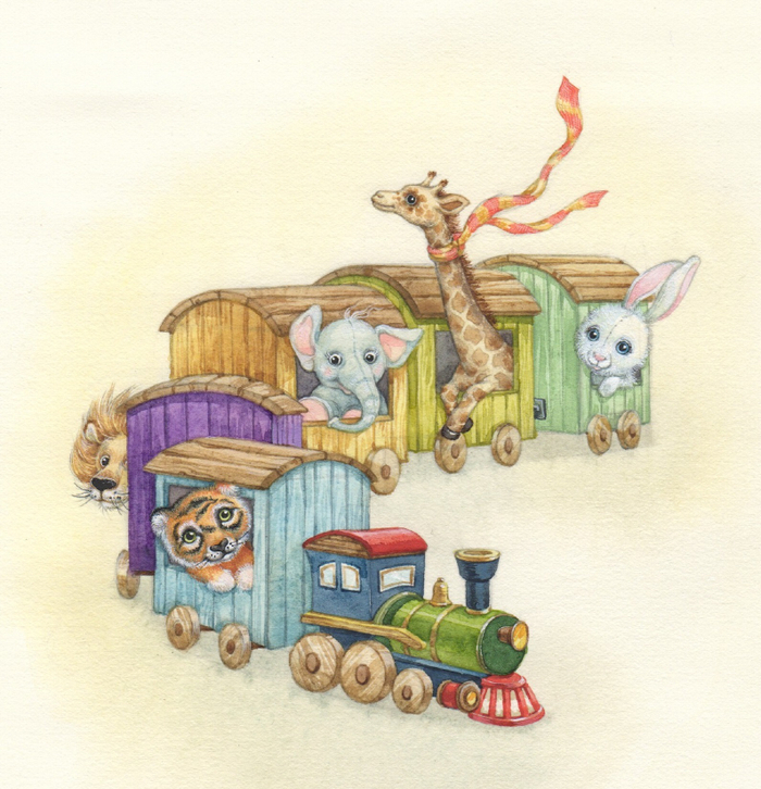 Игрушечный поезд)