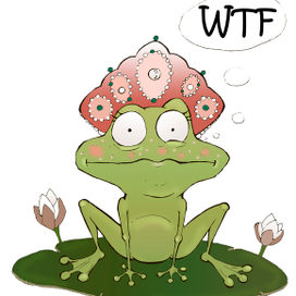 Лягушка в активном поиске