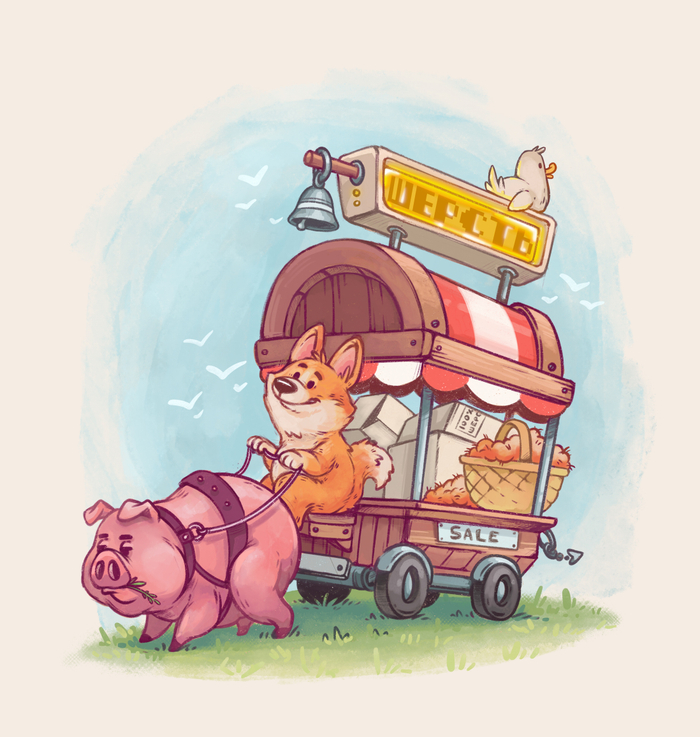 Продавец шерсти