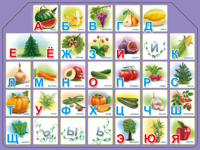 растительная азбука