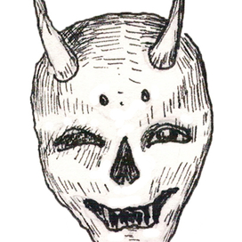 Mask with horns
