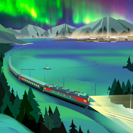 Поезд на Севере