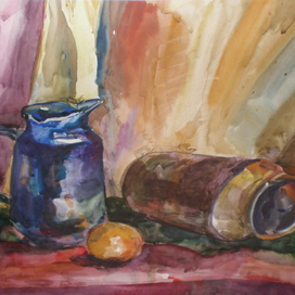 Синий кувшин