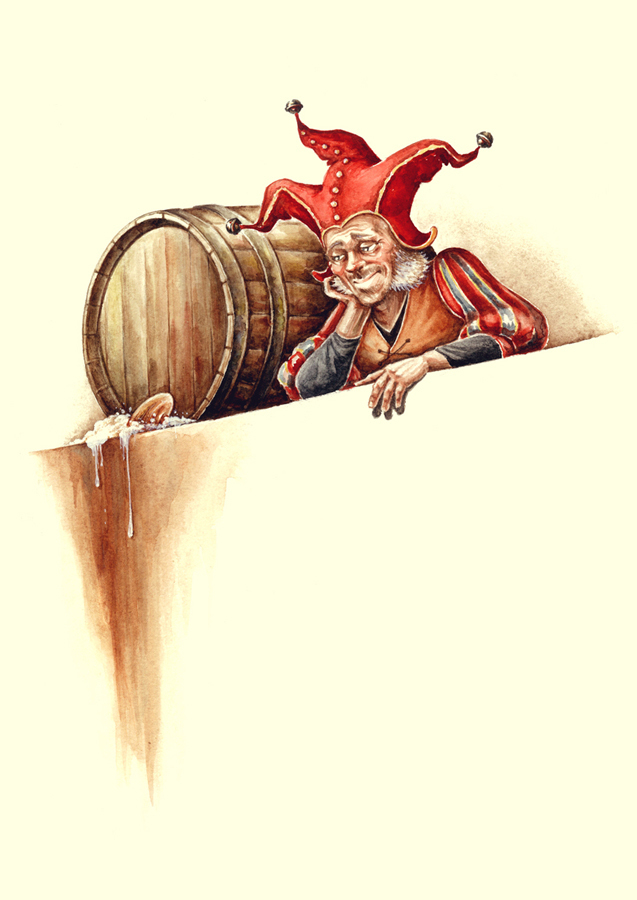 Когда пиво заключено в бочке, ему некуда течь