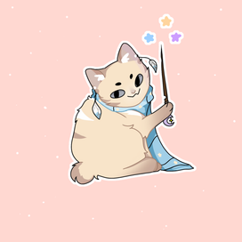 Небольшой арт с котом