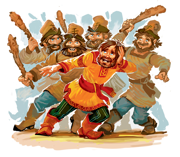 Скатерть, баранчик и сума