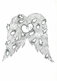 иллюстрация к сборнику поэзии Виталия Рыжкова "Дзверы, замкнёныя на ключы"