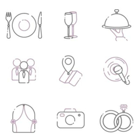 свадебные иконки