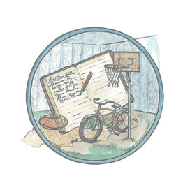 Иллюстрация к "Где играет оркестр" Р. Брэдберри 