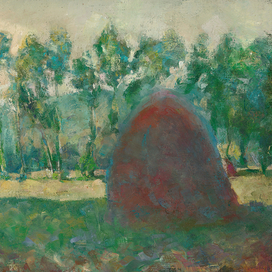 Клод Моне Стог сена в Живерни. 1889 (копия)