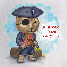 Кот пират
