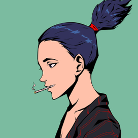 Иллюстрация в лайн арте.