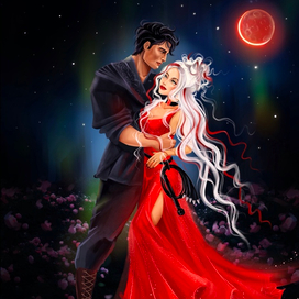 Иллюстрация для романтического фэнтези