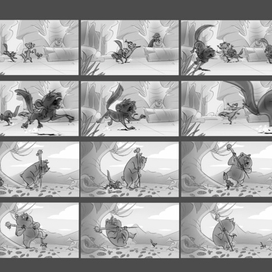 Раскадровка для мультифльма