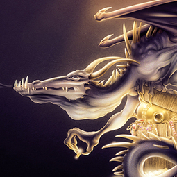 Дракон с денежкой.