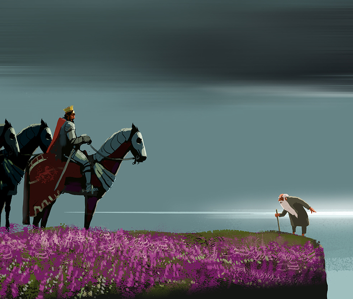 иллюстрация к поэме "Вересковый мед"