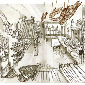 Павильон Прибалтика, концепция "Пирс".