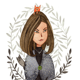 Катя и котики