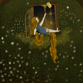 Фрагмент иллюстрации "До луна и обратно"