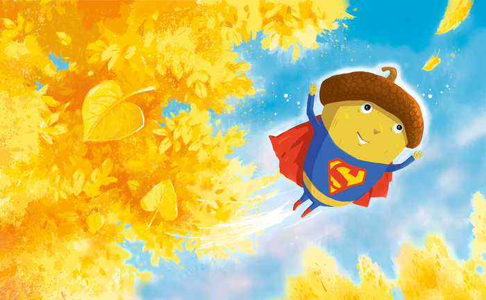 Жёлудь-супермен. К стихотворению Натальи Шляховой