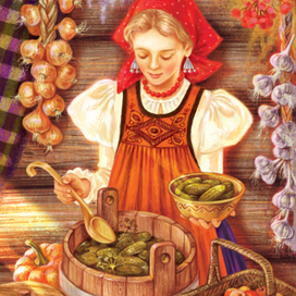 Солёные огурчики. 