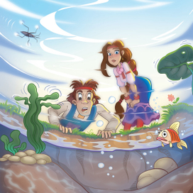 Иллюстрации для детского журнала 3/9 Ц