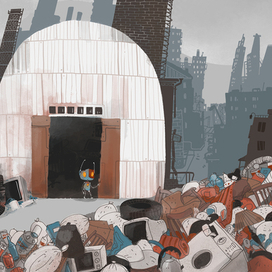 На краю свалки