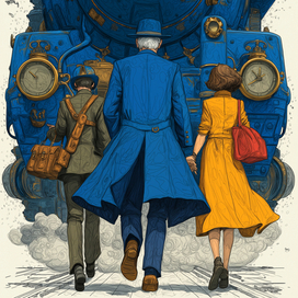 Путешественники на станции