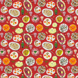 советский новогодний стол