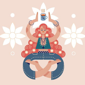 Персонаж для упаковки чая