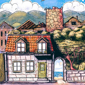 Зеленая дверь