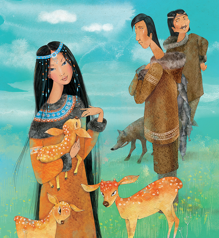 Сказка "Легенда о храбром богатыре Узоне и его возлюбленной Наюн"