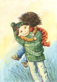 Серия работ к календарю для детского дома.Август.Во имя добра