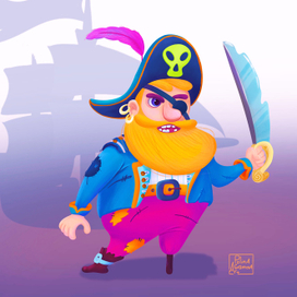 Пират - второстепенный герой детской книги